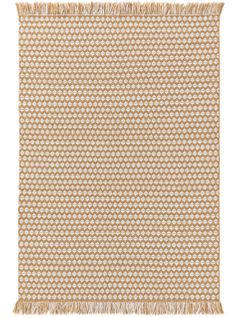 Tapis Fabriqué à Partir De Matériaux Recyclés Morty Jaune 120x170 Cm