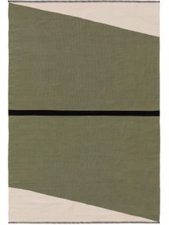 Tapis En Coton Lenny Vert 60x100 Cm