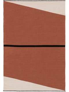 Tapis En Coton Lenny Terracotta 60x100 Cm