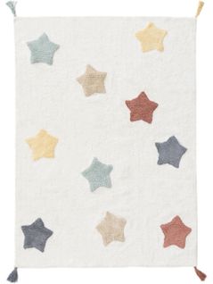 Tapis Lavables Pour Enfants Stars Multicouleur 120x170 Cm