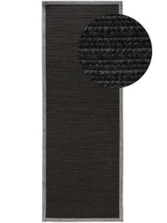 Tapis De Couloir Extérieur Et Intérieur Nandi Noir 70x200 Cm
