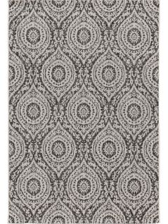 Tapis D'extérieur Et Intérieur Cleo Blanc Et Noir 3 300x400 Cm