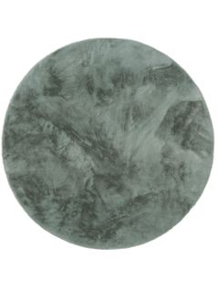 Tapis De Fourrure Dave Menthe  180 Cm Rond