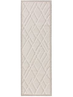 Tapis D'extérieur Et Intérieur Flora Crème 80x300 Cm