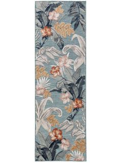 Tapis D'extérieur Et Intérieur Flora Multicouleur 80x250 Cm