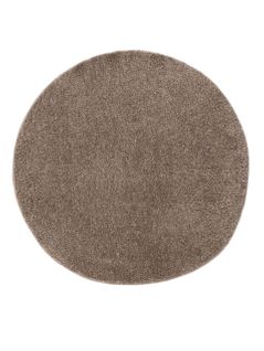Tapis à Poils Longs Soho Taupe 250 Cm Rond