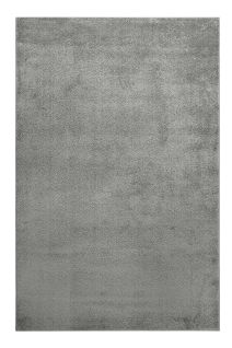 Tapis De Salon 80x150 Poil Ras Gris Chiné Lotta