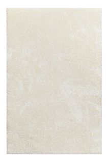 Tapis Salon 133x200 à Poils Longs Blanc Crème Fanny