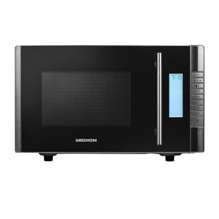 Micro-ondes Pose Libre Md 14482 S Grill 20 L 800 W Noir, Acier Inoxydable