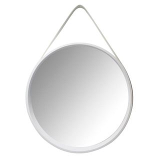 Miroir Mural Rond "ultima" 49cm Blanc