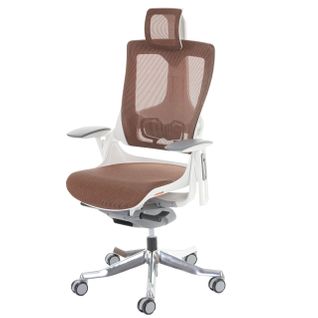 Fauteuil De Bureau Merryfair Wau 2 Rembourrage Filet Ergonomique Marron Orange