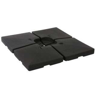 Pied De Parasol Hwc-f79, Support Pour Parasol Déporté, à Remplir Jusqu'à 124kg
