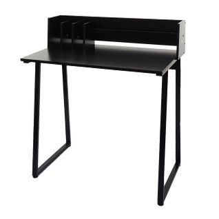 Table Console Hwc-k69 82x51cm Métal Mdf Noir