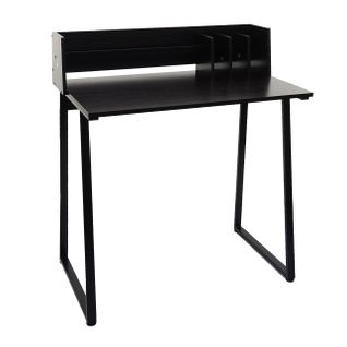 Bureau Hwc-k69 82x51cm Métal Mdf Noir