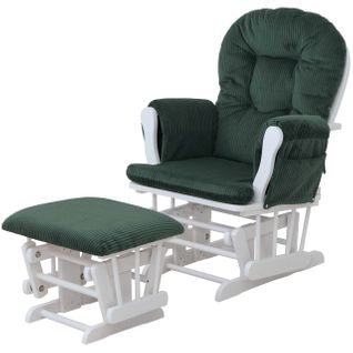 Fauteuil Relax Hwc-c76 Vert, Structure Blanche
