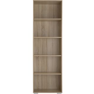 Bibliothèque Solide Moderne Et Fonctionnelle Effet Bois Clair