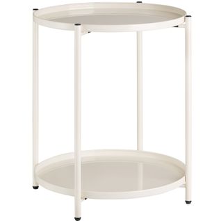 Table D'appoint Au Style Industriel Avec Plateaux Amovibles