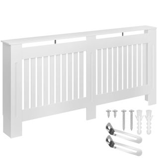 Cache-radiateur Design à Lattes Étagère De Rangement 172,3x19x82cm