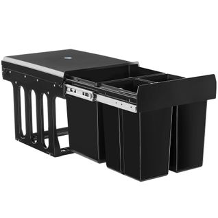 Collecteur De Déchets 31 L Et 3 Compartiments 35 X 48 X 35 Cm