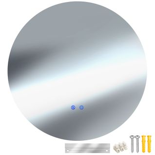 Miroir De Salle De Bain LED Réglable Avec 3 Couleurs De Lumière 70cm