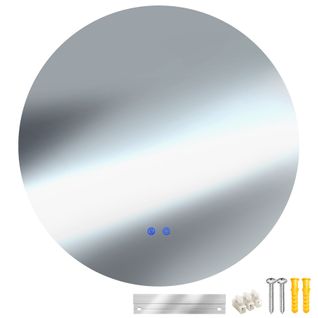 Miroir De Salle De Bain LED Réglable Avec 3 Couleurs De Lumière 80cm