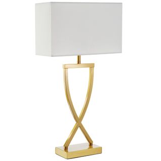Lampe De Table 60w Design Moderne Et Lumière Non Éblouissante Laiton
