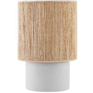 Lampe De Chevet Style Bohème 60w Avec Fibre Naturelle