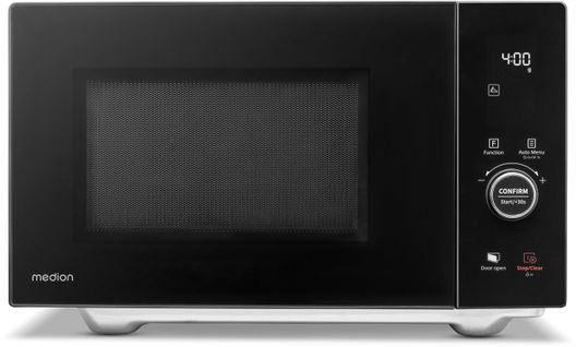 Micro-ondes - Md12041 - Noir - 25 L - 4 En 1 Avec Fonction Gril Et Convection