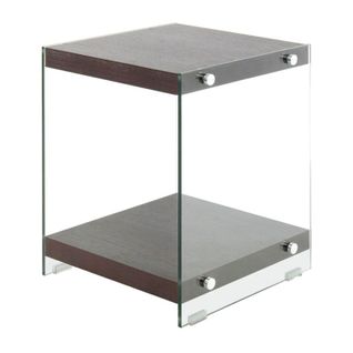 Table D'appoint En Bois "elementary" 45cm Marron Foncé