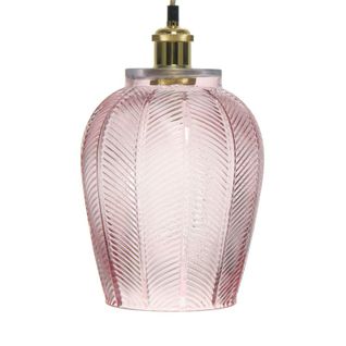 Lampe Suspension Design "bianca" 34cm Rose