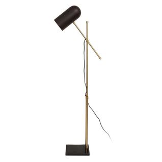 Lampadaire Industriel "celeste" 142cm Noir et Or