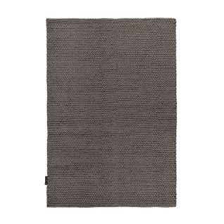 Tapis En Laine Tissé à La Main "robbie" Gris 160 X 230 Cm