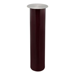 Bougeoir De Sol "colby" 70cm Prune et Argent