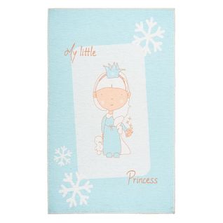 Tapis Enfant Imprimé "bambini Ii" Menthe 80 X 150 Cm