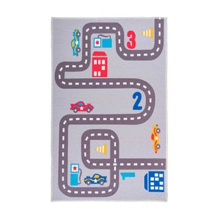 Tapis Enfant Imprimé "coco Iii" Multicolore 80 X 150 Cm