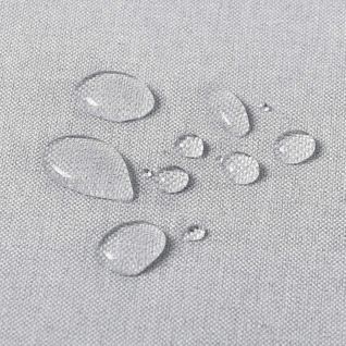 Nappe De Table 130 X 160 Cm. Aspect Lin.décoration De Table Imperméable.gris Clair