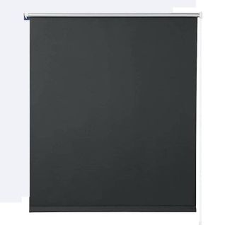1x Store Enrouleur Occultant. Isolant Thermique Avec Revêtement Sans Perçage. 80x210 Cm Anthracite.