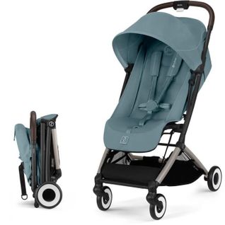 Poussette Ultra Compacte Et Confortable - Orfeo - 4 Roues - Stormy Blue