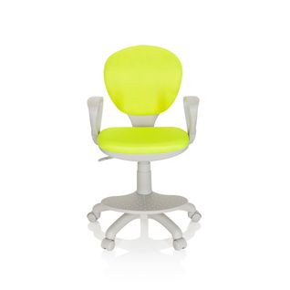 Chaise Pivotante Pour Des Enfants Kid Colour G1 Tissu Vert/gris Accoudoirs Compris