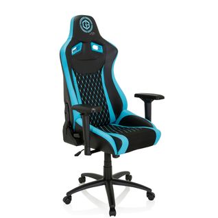 Fauteuil Gamer Gamebreaker Sx 04 Tissu, Cuir Synthétique Noir/turquoise Accoudoirs Compris