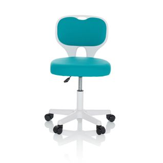 Chaise Pivotante Pour Des Enfants Kiddy Top W Tissu Bleu Sans Accoudoirs