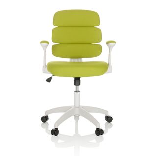 Chaise Pivotante Pour Des Enfants Kid Ergolino W Tissu Vert Accoudoirs Compris