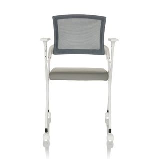 Chaise Pliante Priority Ii W Pu Simili Cuir/tissu à Maille Accoudoirs Compris