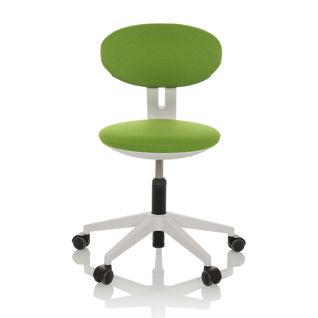 Chaise Pivotante Pour Des Enfants Minimovo Tissu Vert Sans Accoudoirs