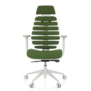 Fauteuil De Bureau Ergo Line W Tissu Mystic Forrest Accoudoirs Fournis, Surface Toucher Doux