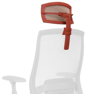 Appuie-tête Colore Kopfstuetze Plastique Rouge