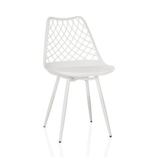 Chaise D'extérieur Begio S Plastique Blanc Sans Accoudoirs