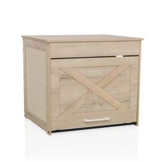 Maison Pour Chat Kitty Pawbox 1 Mdf, Laminé Chêne