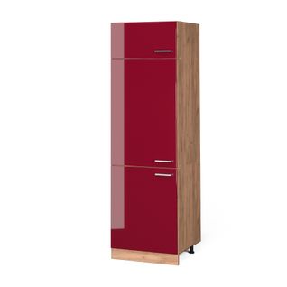 Armoire Pour Frigo R-line 37148 Rouge Brillant 60cm