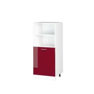 Meuble Pour Four R-line 37792 Rouge Brillant 60cm